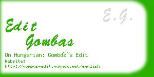 edit gombas business card